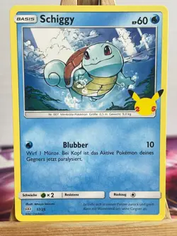Schiggy 2021 McDonalds Promo 17/25 Non Holo Deutsch NM Pokemon - Image 1