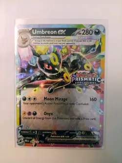 Umbreon Ex Stamped Pokemon Prismatic Evolutions Promo Surprise Box 60/131 - Image 1