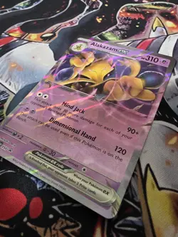 Alakazam ex (Error No Star Pattern) Pokemon BLACK STAR Promo #050 Holo - Image 3