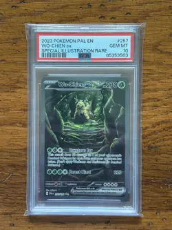 2023 Pokemon Wo-Chien ex 257/193 Paldea Evolved SIR PSA 10 GEM MINT - Image 1