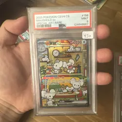 PSA 9 Pokemon Chinese Prize Turn CSV4C 158/129 Maushold ex SAR FA Exclusive - Image 4