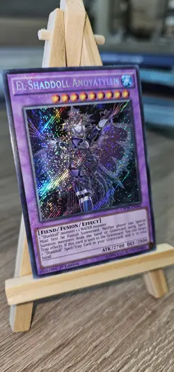 Yugioh-El Shaddoll Anoyatyllis-Secret Rare-1st Edition-CROS EN044 1st Edition - Image 1