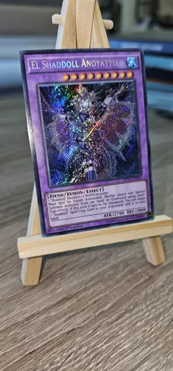 Yugioh-El Shaddoll Anoyatyllis-Secret Rare-1st Edition-CROS EN044 1st Edition - Image 2