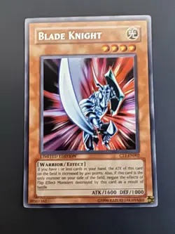 Yugioh Blade Knight CT1-EN002 Secret Rare 2004 Collectors Tin NM/VLP - Image 1