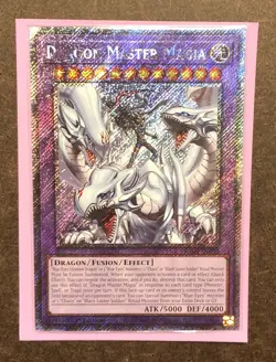 Yugioh Dragon Master Magia RA04-EN055 - Platinum Secret Rare - 1st - NM - Image 1