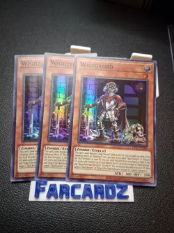 Yugioh!-(x3)-Wightlord- Super Rare- Op27-en008-(LP/NM) - Image 1