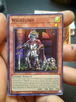 Yugioh!-(x3)-Wightlord- Super Rare- Op27-en008-(LP/NM) - Image 3