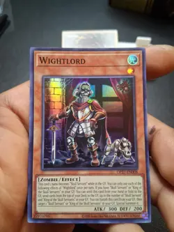 Yugioh!-(x3)-Wightlord- Super Rare- Op27-en008-(LP/NM) - Image 5