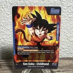 Son Goku : Childhood FB06-025 Leader Alternate Art Dragon Ball Card Rivals Clash - Image 4