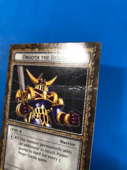 Orgoth the Relentless Dungeon Dice Monsters Card Only HP Creased No Figure - Image 2