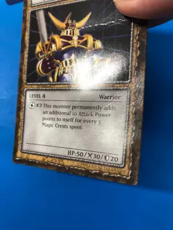 Orgoth the Relentless Dungeon Dice Monsters Card Only HP Creased No Figure - Image 3