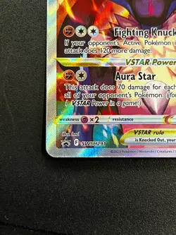 Lucario VSTAR SWSH291 - Sword & Shield Crown Zenith ETB Promo Pokemon Card NM - Image 2