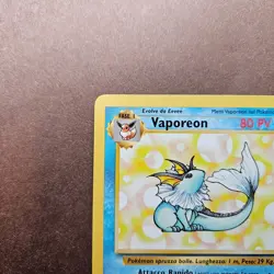 Italian Vaporeon 28/64 Pokemon Jungle Regular Rare Card - LP - Image 2