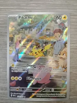2023 Pokemon TCG Mew 151 Pikachu Full Art Secret Illustration Rare Card 173/165 - Image 1