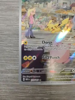 2023 Pokemon TCG Mew 151 Pikachu Full Art Secret Illustration Rare Card 173/165 - Image 4