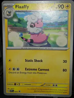 Flaaffy SVP 015 - Scarlet & Violet Black Star Promo - Pokemon TCG Card - LP - Image 1