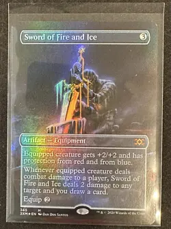Magic The Gathering Sword Of Fire And Ice Double Masters Borderless #365 - Image 1