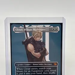 Cloud, Midgar Mercenary Borderless 375 Final Fantasy FIN MTG Regular! - Image 2
