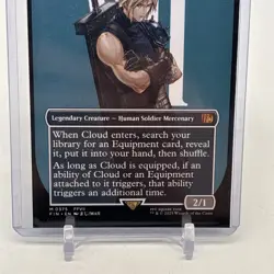 Cloud, Midgar Mercenary Borderless 375 Final Fantasy FIN MTG Regular! - Image 3