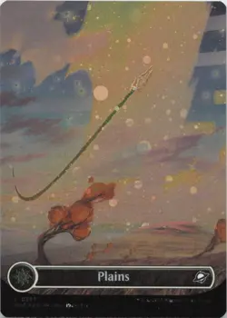 Plains (0367) (Borderless) (Galaxy Foil) - FOIL - L Edge of Eternities 367 - MTG - Image 1
