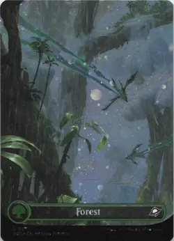 Forest (0371) (Borderless) (Galaxy Foil) - FOIL - L Edge of Eternities 371 - MTG - Image 1