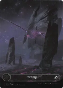 Swamp (0369) (Borderless) (Galaxy Foil) - FOIL - L Edge of Eternities 369 - MTG - Image 1