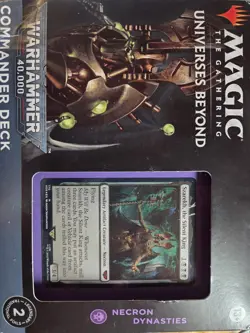 Sealed Necron Dynasties Commander Deck Magic: The Gathering MTG Dynasty - Image 1