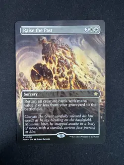 Raise the Past (BORDERLESS) - Foundations (Magic/MTG) - Image 1