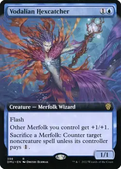 MTG Vodalian Hexcatcher (Extended Art) 398 - Dominaria United NM FOIL - Image 1