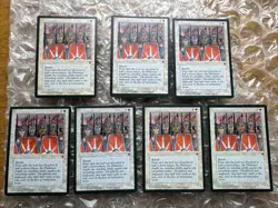 Set Of 7 (x7 7x) Icatian Phalanx Fallen Empires Magic the Gathering MTG | NM - Image 1