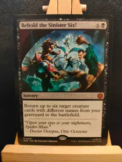 Behold the Sinister Six! - Marvel's Spider-Man - Mythic - NM (see pics) MTG - Image 1