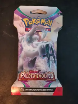 Paldea Evolved Sleeved Booster Pack - 1x English Factory Sealed Pokemon Booster - Image 2