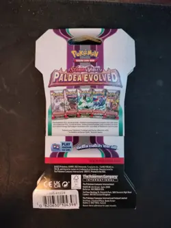 Paldea Evolved Sleeved Booster Pack - 1x English Factory Sealed Pokemon Booster - Image 3