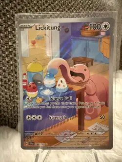 Pokemon TCG Lickitung 180/162 Temporal Forces Illustration Rare NM to Mint - Image 1