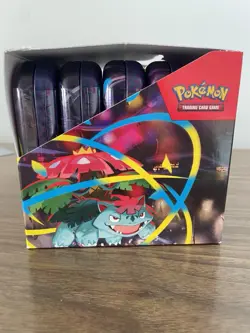 10x Pokemon TCG Mega Evolutions Mini Tin Set Display Unsealed - Image 4