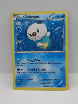 Pokemon Oshawott BW08 Black and White Promo Holo - Image 3