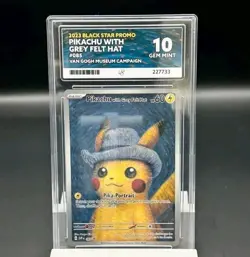 ACE 10 PERFECT SUBGRADES Pikachu with Grey Felt Hat Van Gogh Promo #085 Pokemon - Image 5