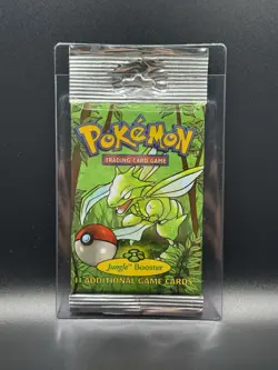 Pokemon 1999 Jungle Booster Pack Scyther Unlimited, Vintage, WOTC, Sealed 742818061384 - Image 1