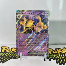 Pokemon Abra Kadabra Alakazam ex 063 064 165 SVP Double Rare Promo Set Holo 151 - Image 2