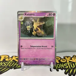 Pokemon Abra Kadabra Alakazam ex 063 064 165 SVP Double Rare Promo Set Holo 151 - Image 4