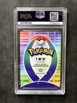 Pokemon TOPPS - Johto Leauge Champions - Sticker Umbreon - PSA8 pop2 - Image 2