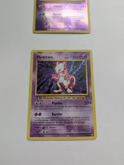 Mewtwo 51/108 Holo Cracked Ice Rare + Mewtwo Reverse Evolutions XY Pokemon TCG - Image 2