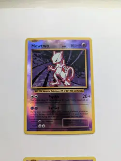 Mewtwo 51/108 Holo Cracked Ice Rare + Mewtwo Reverse Evolutions XY Pokemon TCG - Image 3