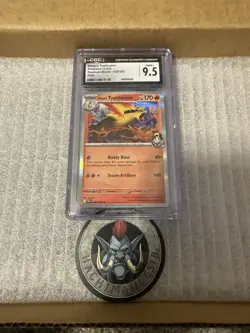 CGC 9.5 2025 POKEMON DRI EN-DESTINED RIVALS PRERELEASE #034 ETHAN'S TYPHLOSION - Image 1