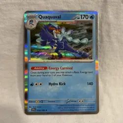 Pokemon TCG Quaquaval SVP Black Star Promos SVP005 Holo Promo - Image 3