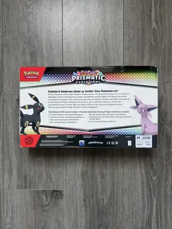 Pokemon TCG: Prismatic Evolutions Premium Figure Collection - SEALED - IN HAND - Image 2