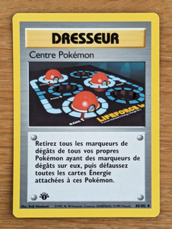 Centre Pokemon 85/102 ~ Base Set ( 1st Edition ) ~ French ~ Minty Fresh!! - Image 1