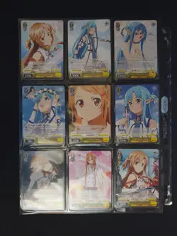 Weiss Schwarz Sword Art Online Re: Edit Cards SAO/S47 Near Complete Set - Image 2