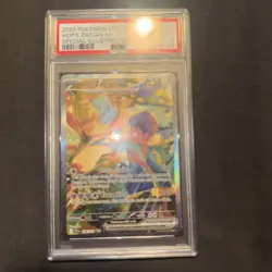 Pokemon TCG Hop's Zacian EX Holo Card 186/159 Sv09: Journey Together Psa 9 - Image 1