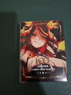 Gamer Supps VCard Elemental Card Sleeves Sinder VTuber Standard - New ship now - Image 1